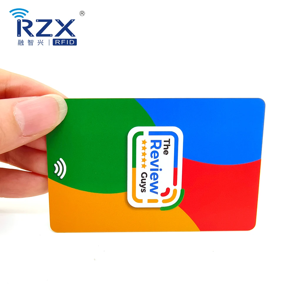 Custom Printing Plastic PVC Contactless NFC Card NTAG 215  RFID Card Digital Business Card