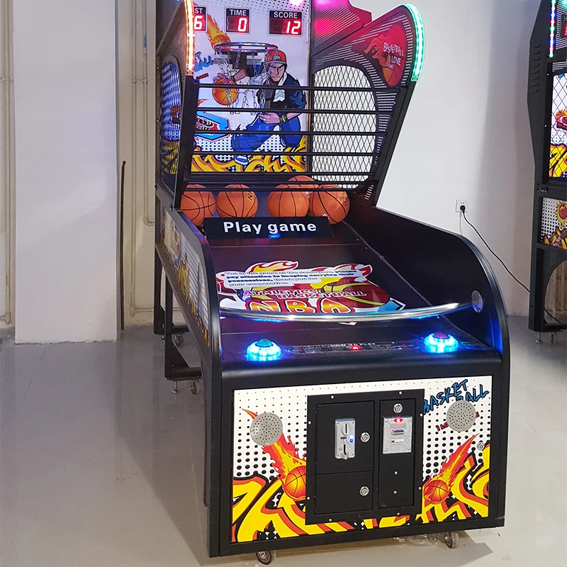 Indoor Arcade Hoops Cabinet Basketball Game/extreme Hoops Basketball ...