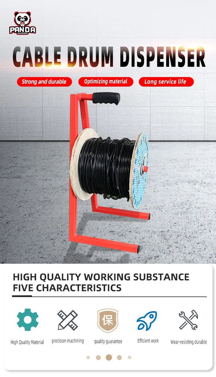 Complete Of Cable Drum Lifting Jacks With Spindle Bars For Drum Lifting