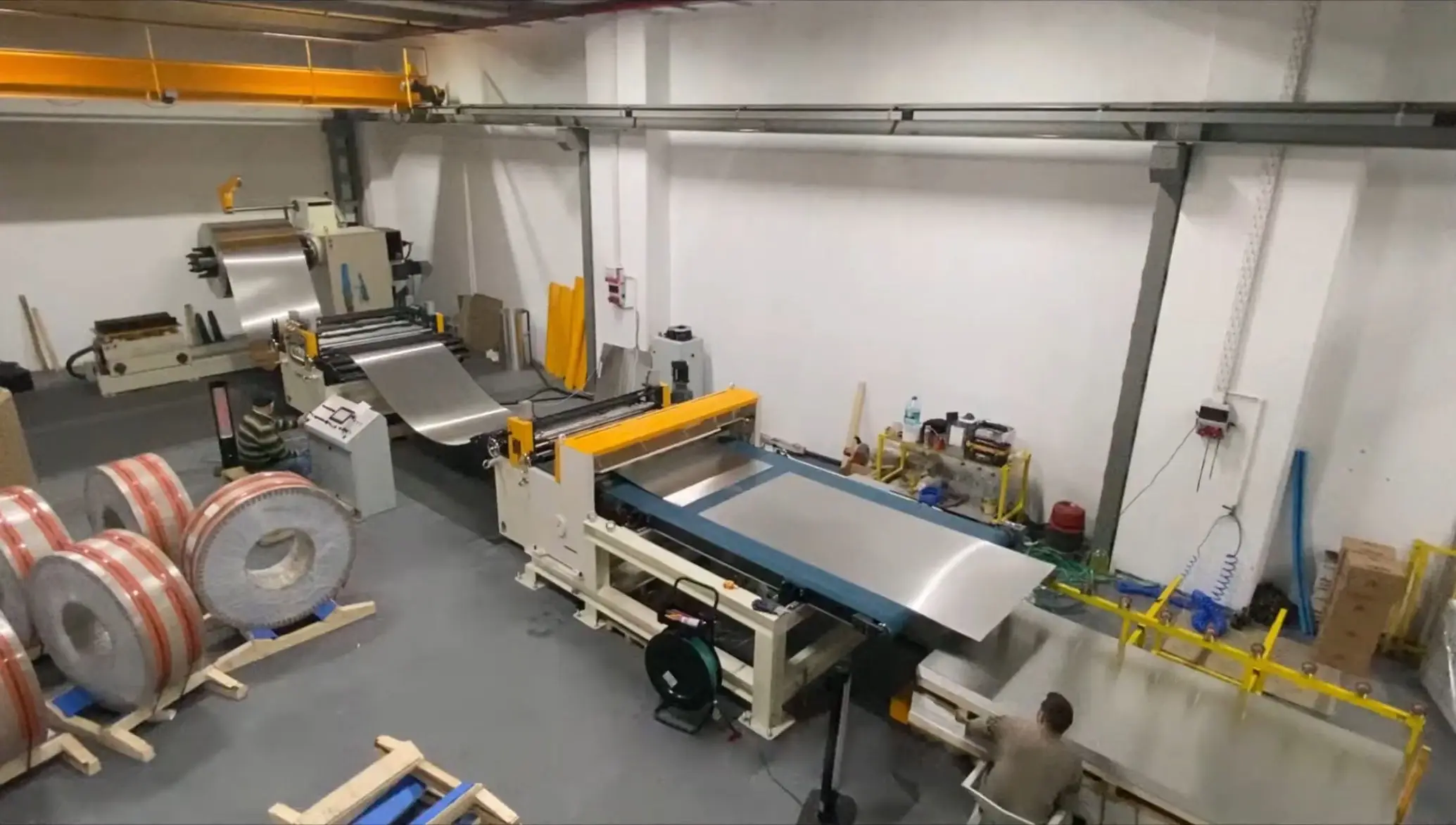 Cut to Length Machine for Stainless Steel Coil Decoiler Leveler Flying Shearing Cut to Length Machine