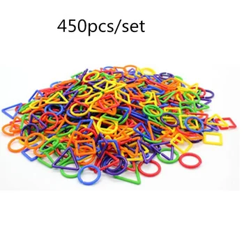 educational toys plastic links mixed shapes