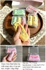 8 cm Pink Crispy Butter Sticks (8 x 2.7 cm)