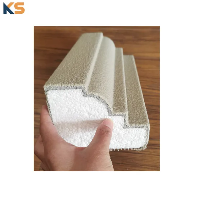 Lightweight Stone Texture Color  EPS Expanded Polystyrene Styrofoam Cornice Moulding