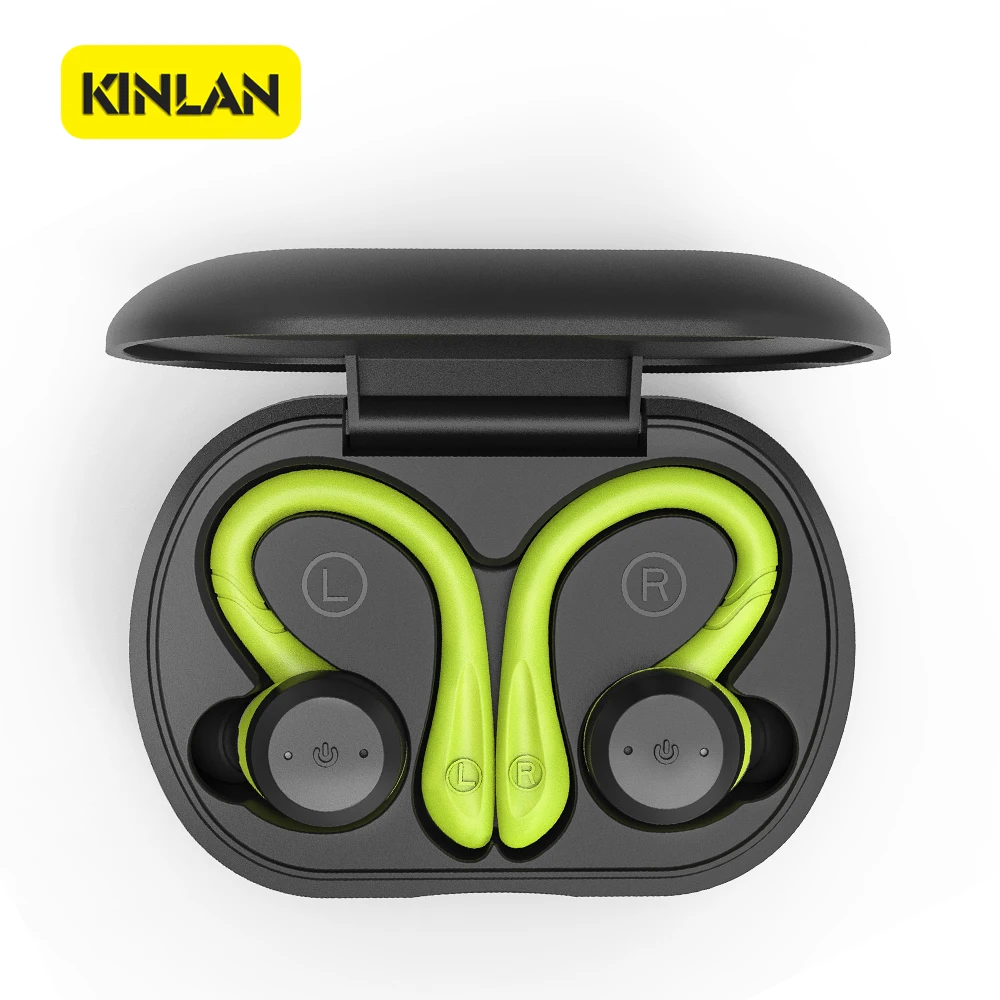
 Портативные наушники 5,0 KINLAN BE1018 улучшенные наушники Bluetooth гарнитура IPX7 водонепроницаемые TWS наушники с зарядным чехлом  