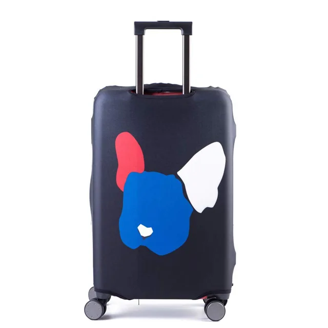 Black, M For 19-32 Inches Luggage Travel Luggage Cover Washable Spandex Suitcase Cover 