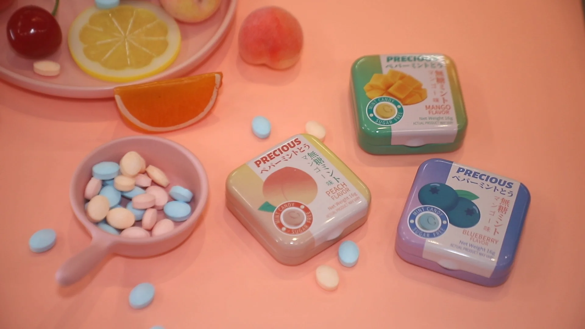 Custom Wholesalers Fresh Breath Sweets Fruit Sugar Free Mint Tablet