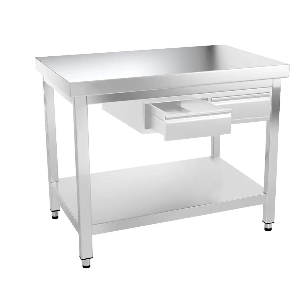 Well Priced Stainless Steel Worktable Inox Working Table Stainless ...