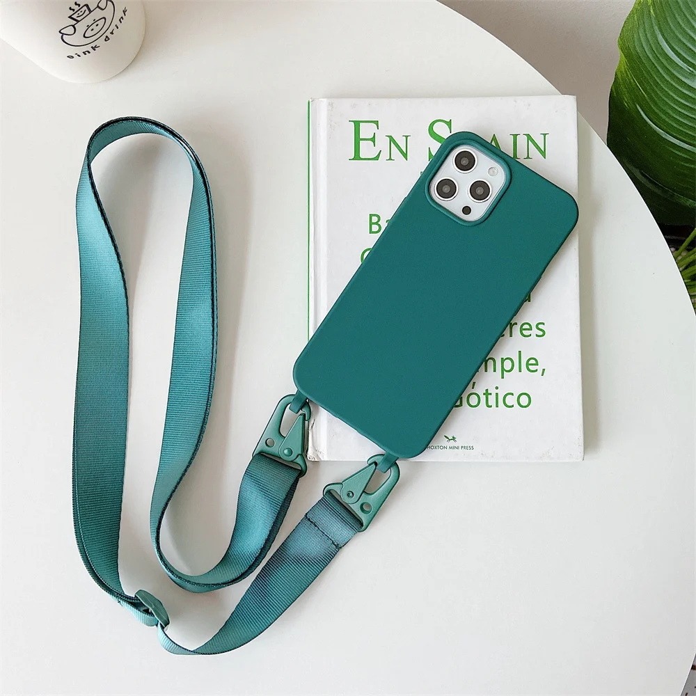 Fashionable Crossbody Phone Case With Adjustable Strap For Iphone_voghion.com