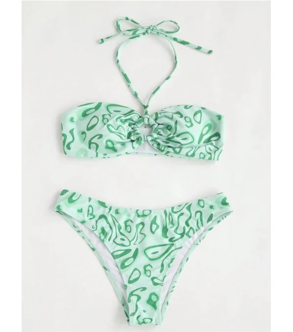 Fashion Dot Femme Trendy Crochet Swimwear Beachwear Bikinis Al Por Mayor Designer Bikinis Sets Bikini