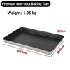 Black 1.95KG 60*40*5cm Deep Baking Tray