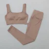 Reggiseno marrone + leggings