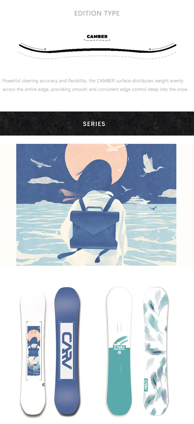 Carv 2023 Professional Snowboard For Beginners Adult Snowboard Novice