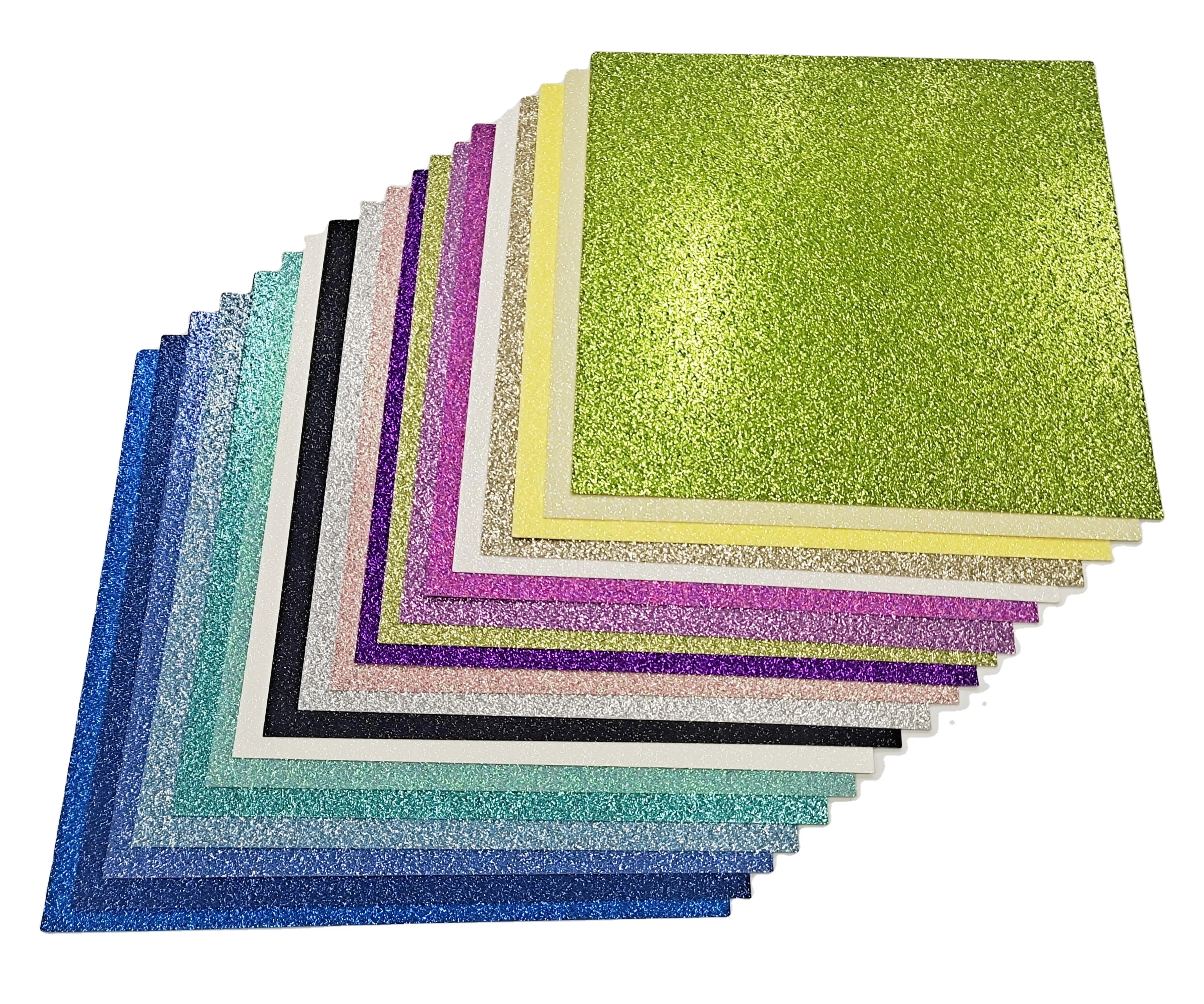 Heavyweight Colored Glitter Cardstock Paper 110lb 300gsm Craft Card