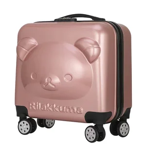 Elementary School Students Suitcase 18 "small Lightweight Luggage with Boarding Mini Cute Trolley Box for Kids