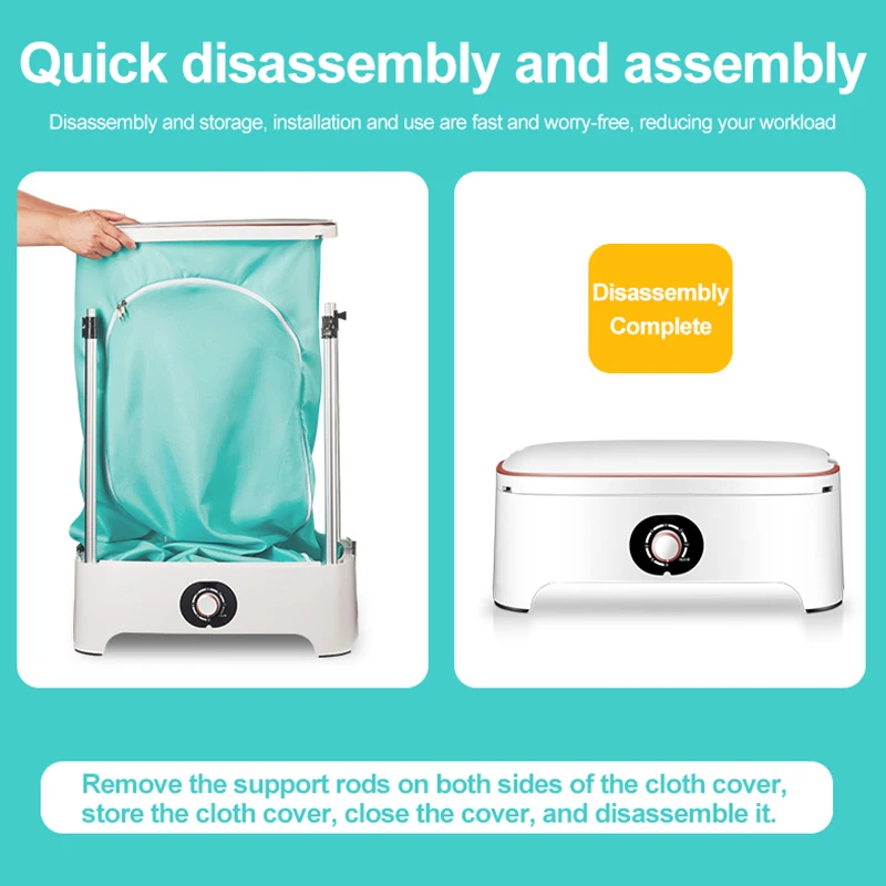 Secador de ropa rotativo respetuoso con el medio ambiente