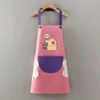 Waterproof halter Hi flower bear pink purple hand-wiping style