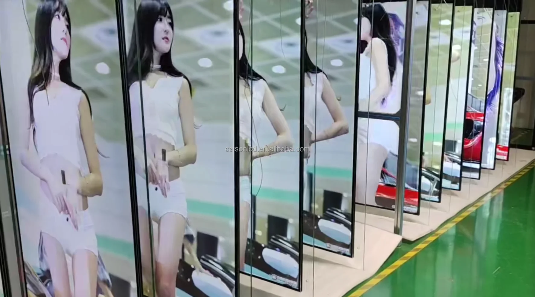 product lcd display 32 75 inch 2k4k  high brightness double sided shop window display  for shopping malls and retail stores customizable-11