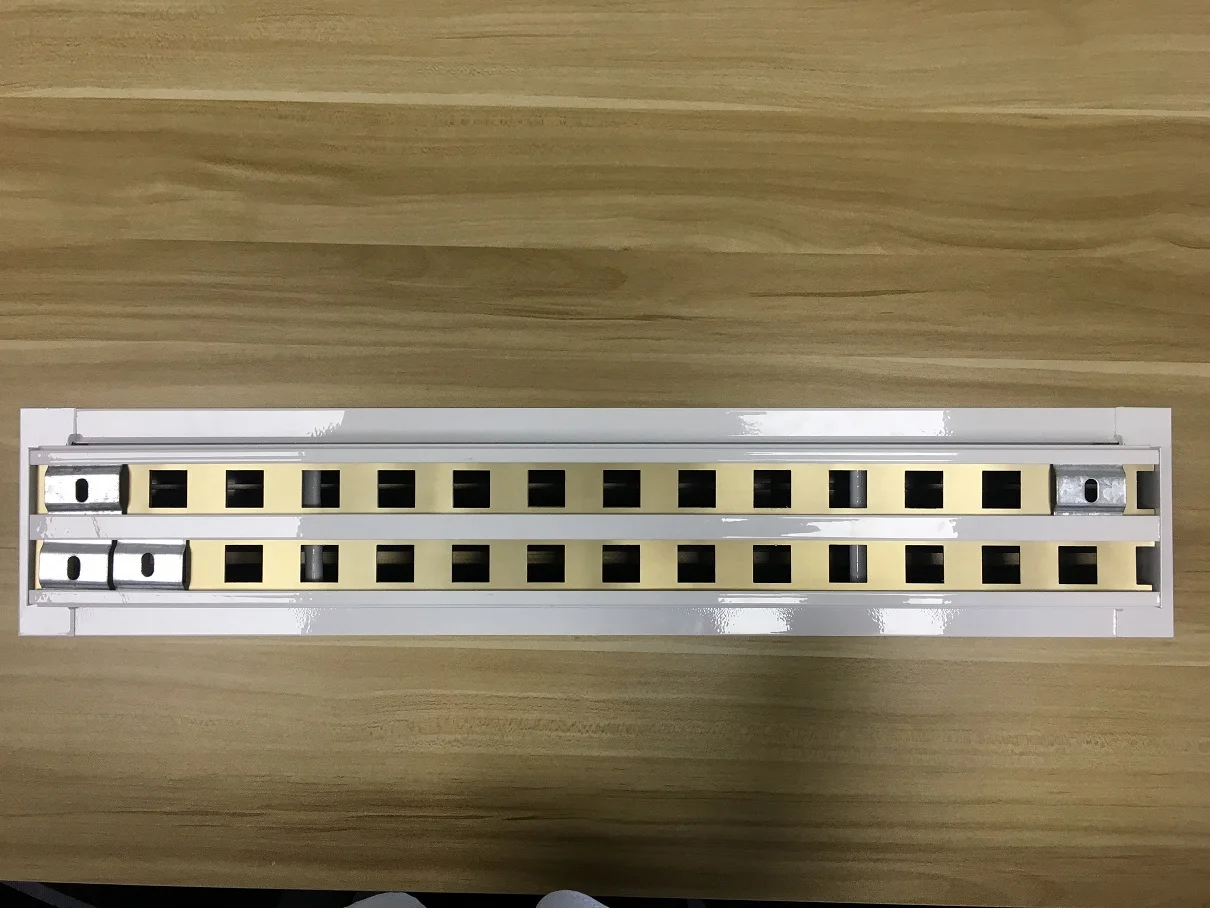 Aluminium air conditioning linear bar return air slot diffuser
