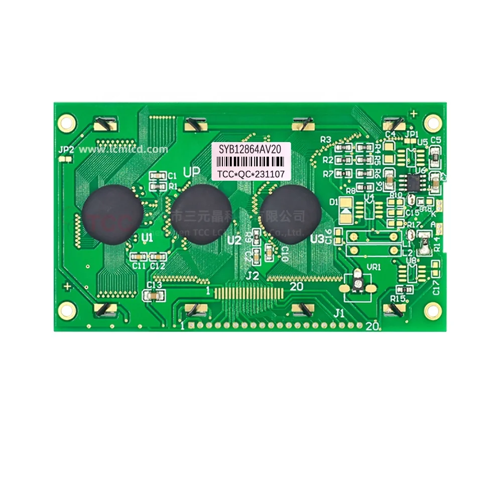 3.2 Inch Monochrome LCD Display Module with AIP31107 Controller