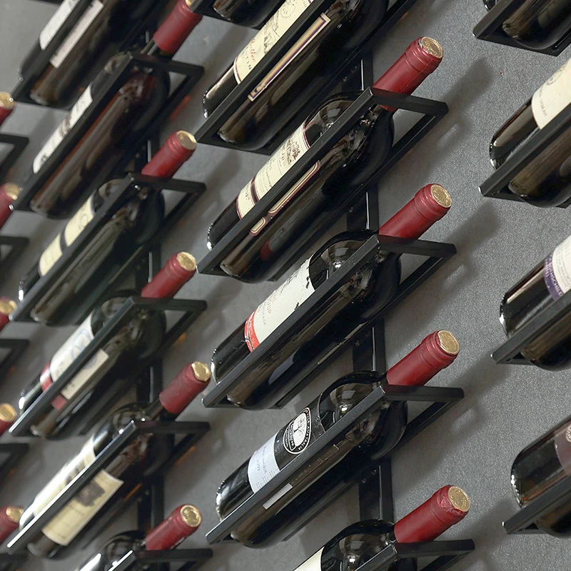 Wholesale Custom Wine Display Storage Stainless Steel Hanging Bottle ...