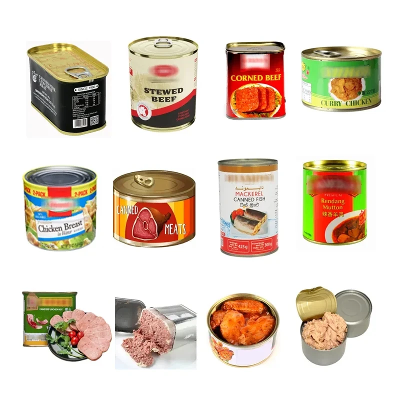 Leadworld Automatic Canned Meat Production Line Canned Corned Beef