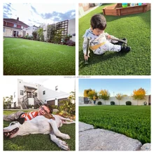 DIY Synthetic Grass Artificial Turf Lawn 35mm 50mm Carpet Outdoor Artificial Grass For Pets Dogs