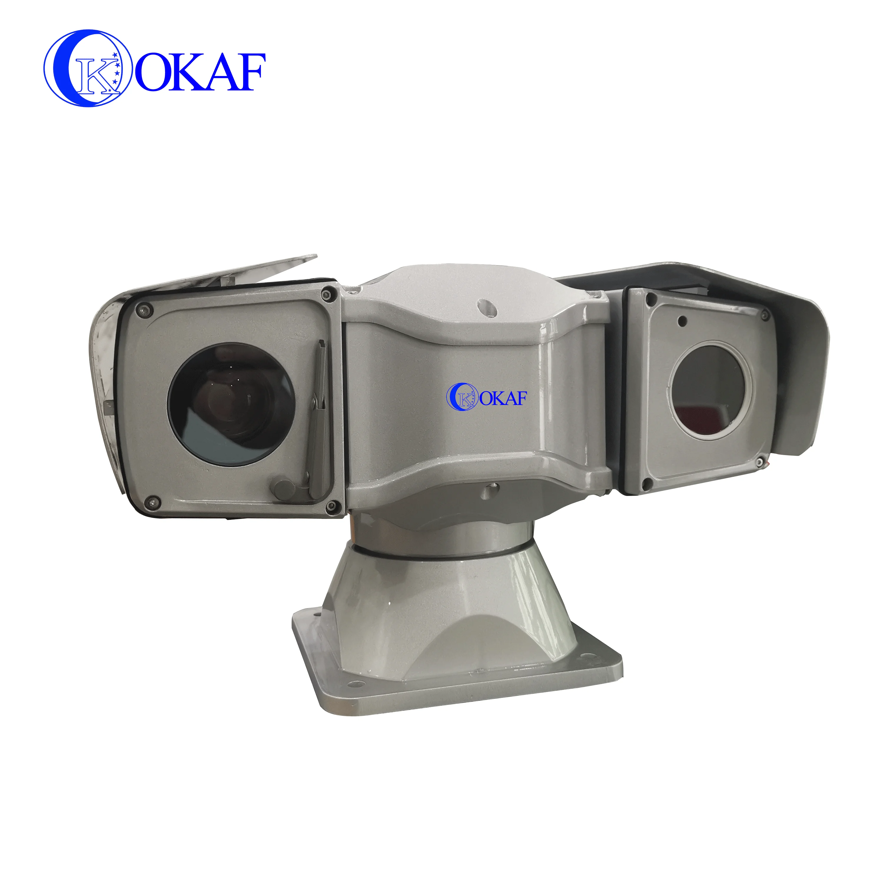 Dual Sensor Thermal Image CCTV Camera Long Range Day Night Vision PTZ Camera for Forest Marine Surveillance