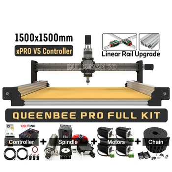 1515 Queenbee Pro Cnc Router With Xpro V5 Grbl Controller 2.2kw Spindle ...