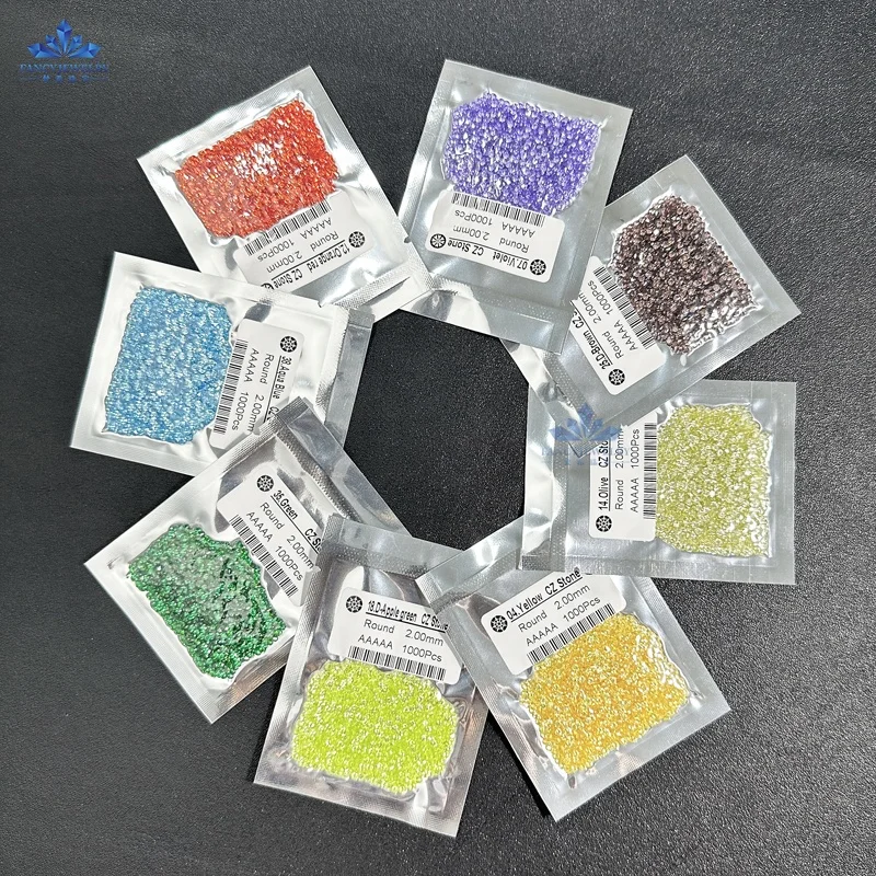 Wuzhou 5A Cubic Zirconia Source Factory Wholesale Loose Gemstone Cz All Colors Round Synthetic Cubic Zirconia