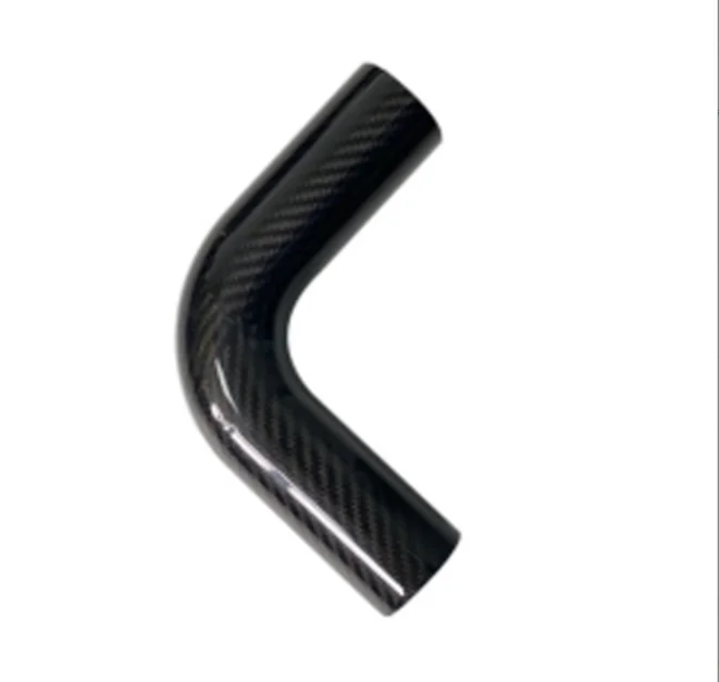 Delivery Fast High Quality Radiator Expansion Tank Water Coolant Hose Pipe Carbon Fiber Intake Elbow 45 90 Degree Universal