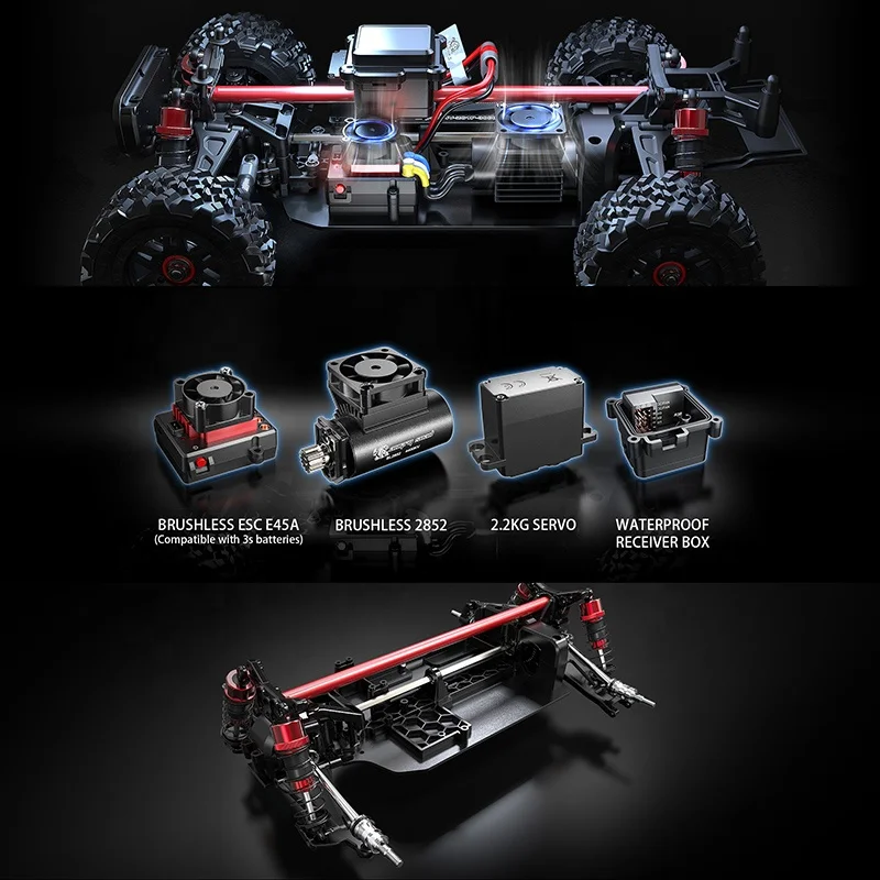 Mjx Hyper Go 14209 Electric Powered Rc Rock Crawler 1/14, 4x4 Off Road