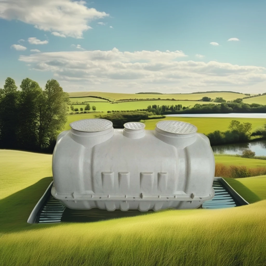 Customized Capacity Fibreglass Reinforced Plastic Material SMC Molded Household HDPE Septic Tank