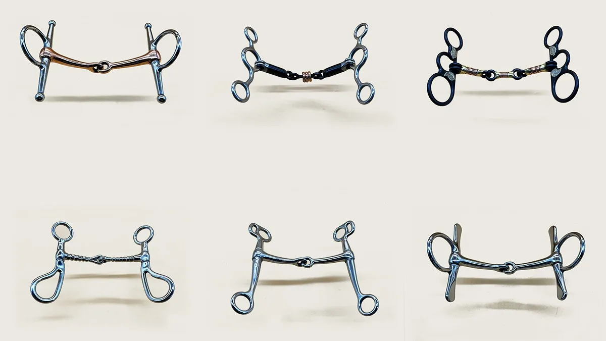 Brass Horse Bits Life Size Sculpture Gold Horse Bit Decoration Horse