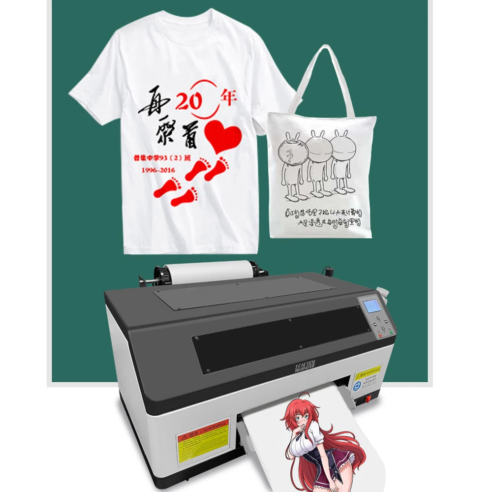 DOMSEM  Automatic Direct to Film A3 Max Dtf Inkjet Printer With Epson XP600 Printhead A3 Dtf Printer