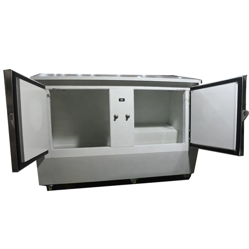 Solar Power Ice Merchandiser for 200 Bags Ice Storage