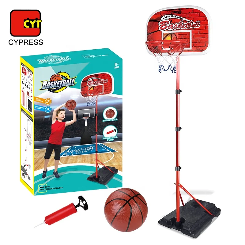 Kids Basketball Hoop Stand Set Adjustable Indoor Basketball Hoop Sport Toys
