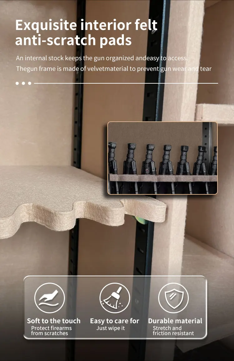 CEQSAFE Home Fireproof Durable Electronic Gun Safes Store Large Safe Box details