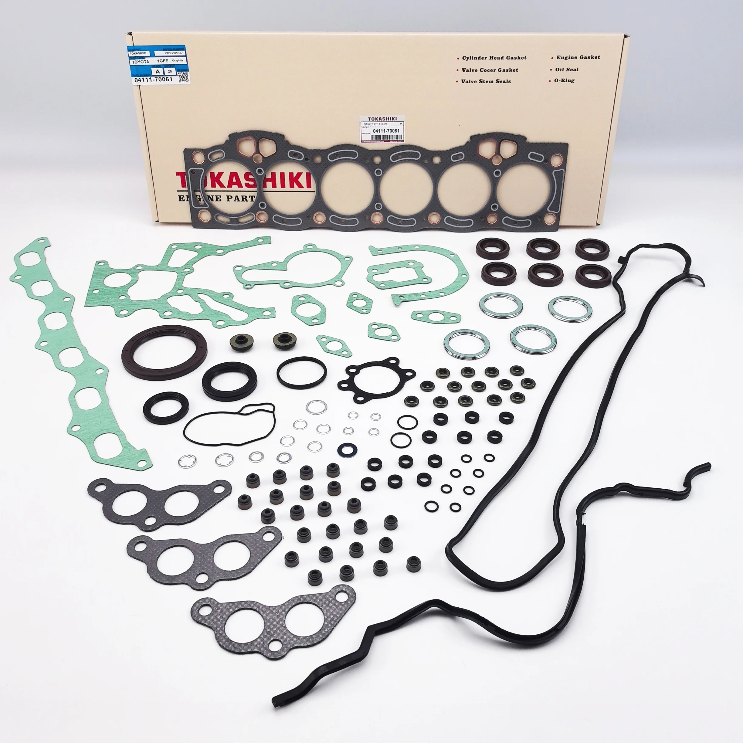 04111-70061 TOKASHIKI Engine Overhaul Gasket Kit for TOYOTA