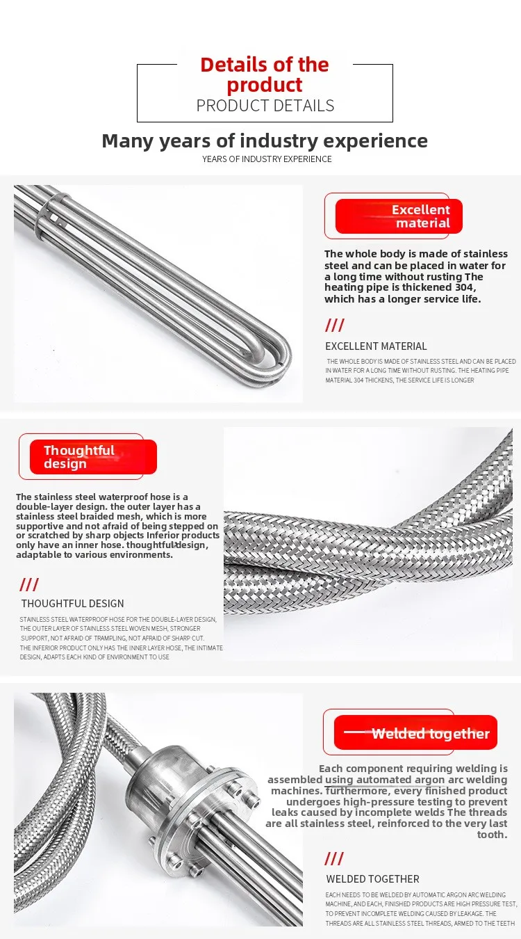 Explosion Proof Immersion Heater, 380V, CE CCC - detail 46