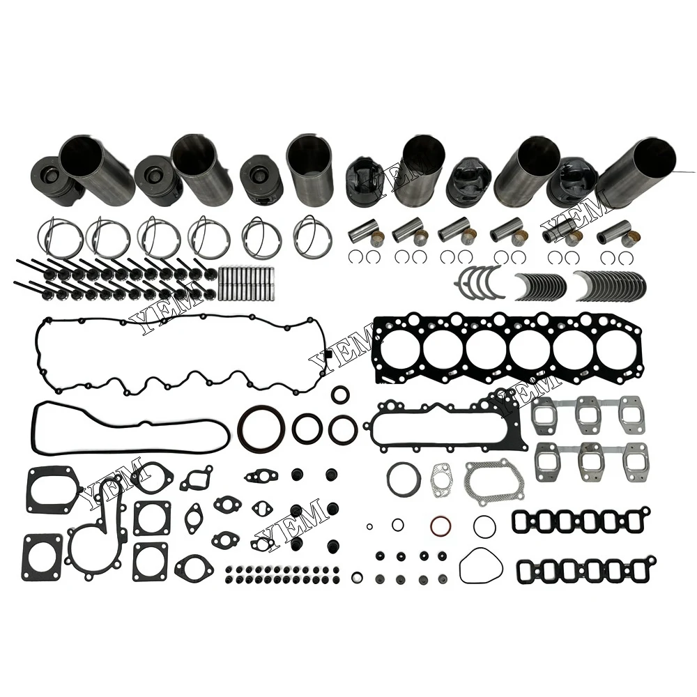1HD Overhaul Rebuild Kit With Gaket Kit Piston Valve for Toyota Engine 5