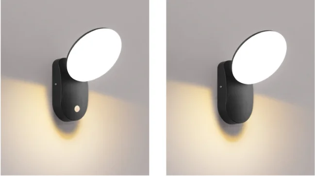 LED outdoor wall lamp waterproof garden lamp exterior wall terrace balcony gate sensor wall lamp