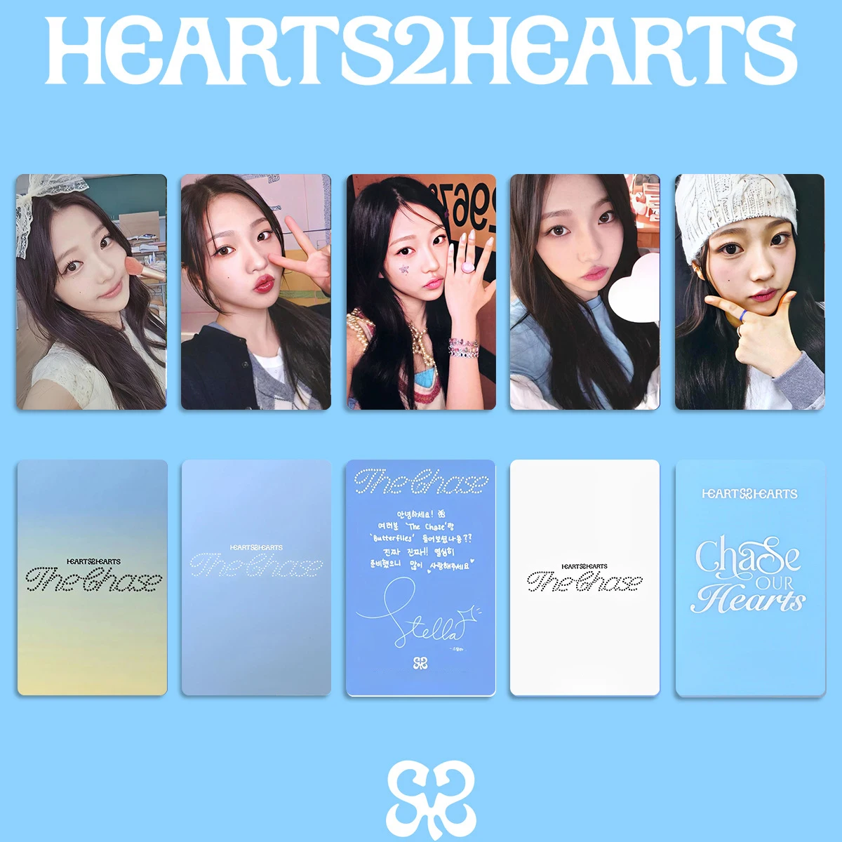 Hearts2hearts Photocards - KPOP Lomo Card Gift Promotion