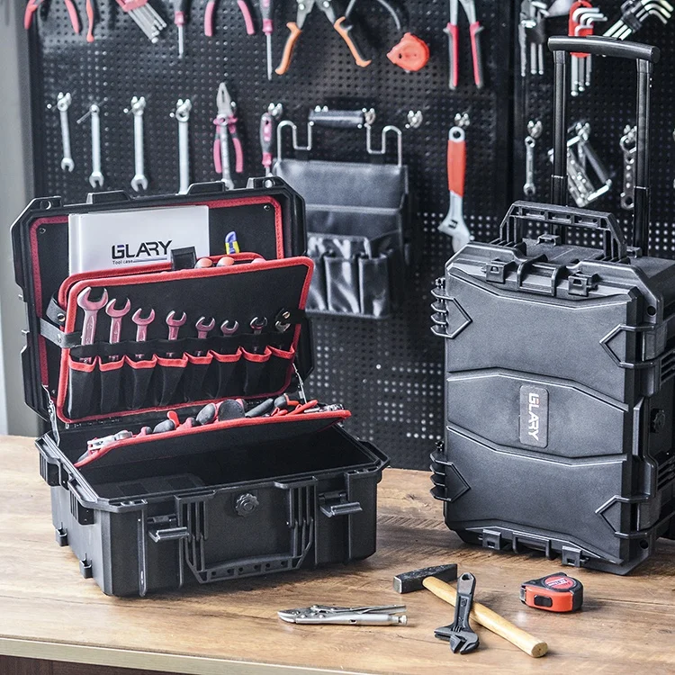 Glary Tool Case Box With Trolly Hot Selling Hand Tool Storage