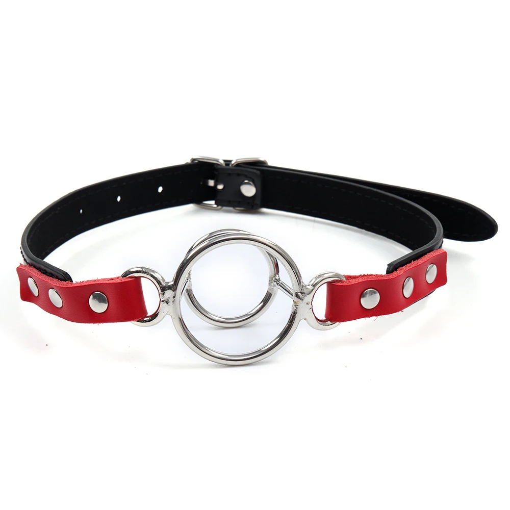 Gag à Bouche Ouverte Réglable Avec Harnais O Ring – Pour Jeux De Rôle Et Bondage BDSM