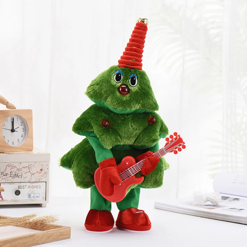 Peluche Danzante E Cantante LICHENGTAI – Alce Di Natale Con Luci – 32 Cm – Regalo Interattivo Per Bambini
