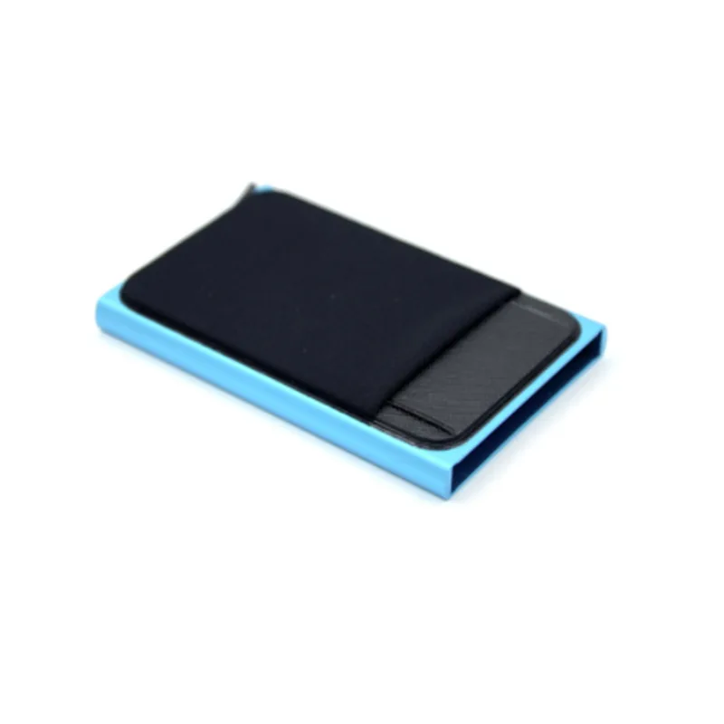 aluminum credit card sleeve Set of 6 Aluminium Metal Wallet Holder/Moneybag Storage- Prevent Identity Theft by Blocking RFID Scanning of Your Credit Cards (Assorted Colors) Size 11x7x5.2cm : Clothing, Shoes & Jewelry Aluminum Alloy 3. RFID Blocking Card Sleeve Copperplate