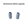 Cápsula blanca de aluminio