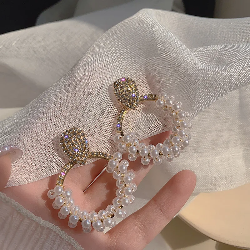 Wholesale Han Kou Earrings - S925 Sterling Silver Tassels