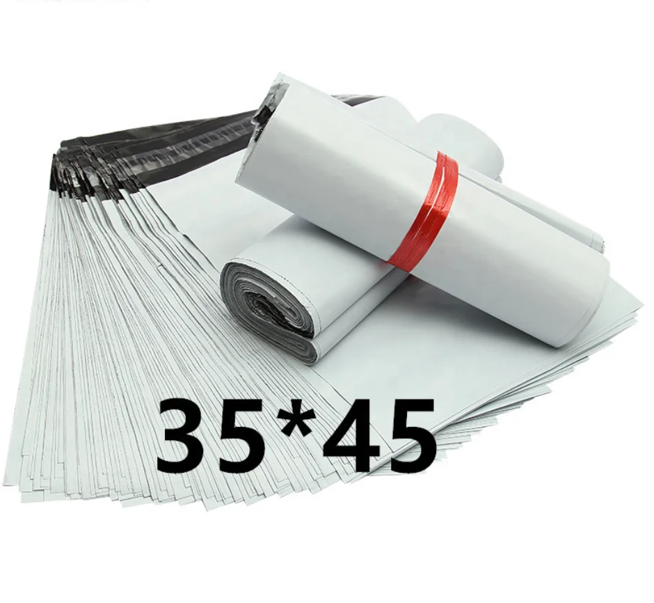 Custom Printed Poly Bags 6X10 4X8 Pink/blue/white Large Bubble - Main Image