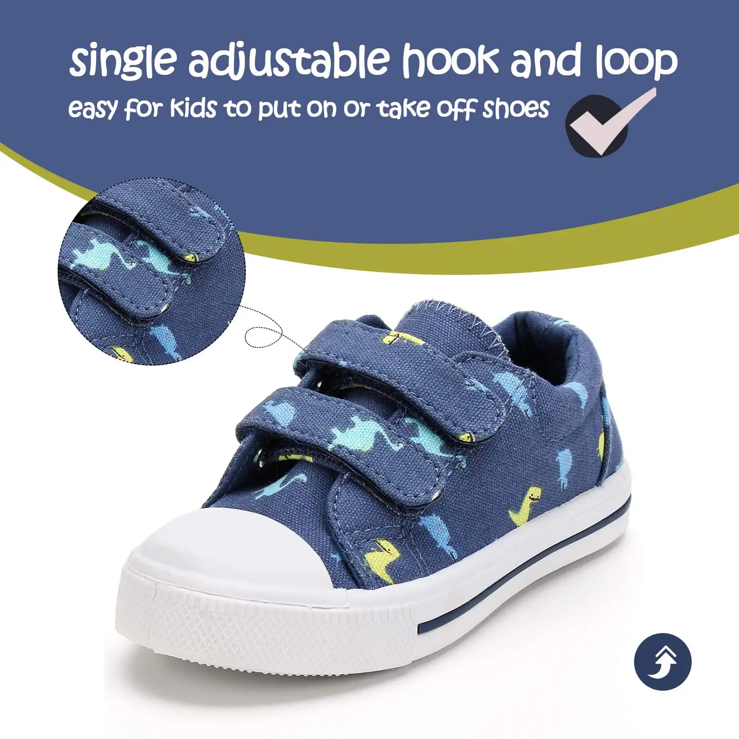 Fashion Toddler Boys And Girls Shoes Kids Canvas Sneakers Cartoon Double Hook And Loop